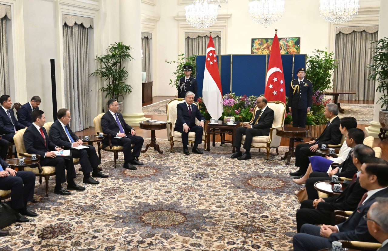 Сингапур Президенті екі ел арасындағы қарым-қатынасты жоғары бағалады