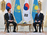 Президент кореялық әріптесімен шағын құрамда келіссөз жүргізді