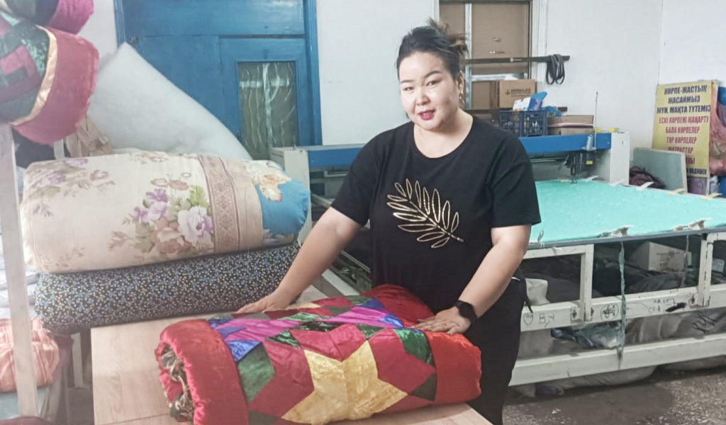 Кәсіптің көзі – құрақ көрпе