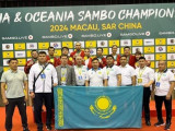 Самбодан Азия чемпионаты: Ұлттық құрама 26 медаль олжалады