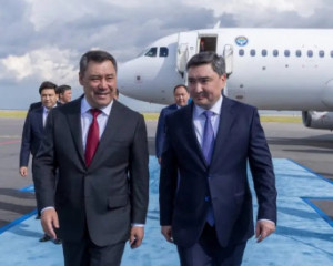 Қырғызстан Президенті Садыр Жапаров Астанаға келді