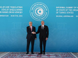 Мемлекет басшысы Әзербайжан Президентінің Шуша ауданындағы өкілдігінің ғимаратына келді