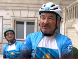 Ақтау тұрғыны Олимпиада ойындарын көру үшін Парижге велосипедпен барған