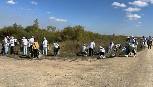 «Таза Қазақстан»: Қарағанды облысының жастары экоакцияда белсенділік танытты