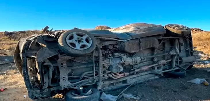 «Әкесінің көлігін айдап кеткен»: Жамбылда 4 жасөспірім жол апатына ұшыраған