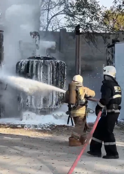 Алматыда трансформатор өртенді