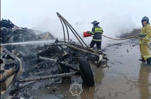 Тікұшақ апатынан зардап шеккен әскерилердің жағдайы белгілі болды