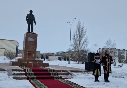 Атбасарда Ілияс Есенберлиннің  110 жылдығы атап өтілді