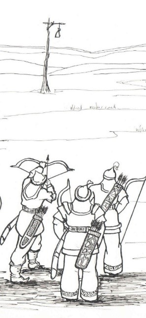 Ақ жамбыны ағашқа іліп атқан