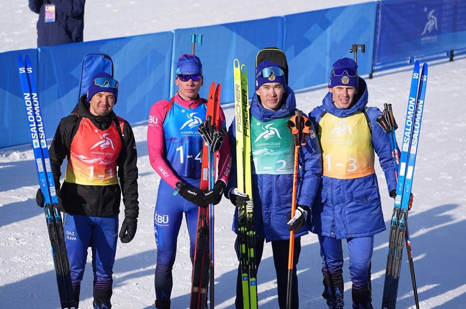 Азиада-2025: Биатлоншы ерлер – күміс жүлдегер