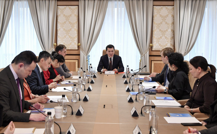 Ерлан Қарин cарапшылармен жиын өткізді