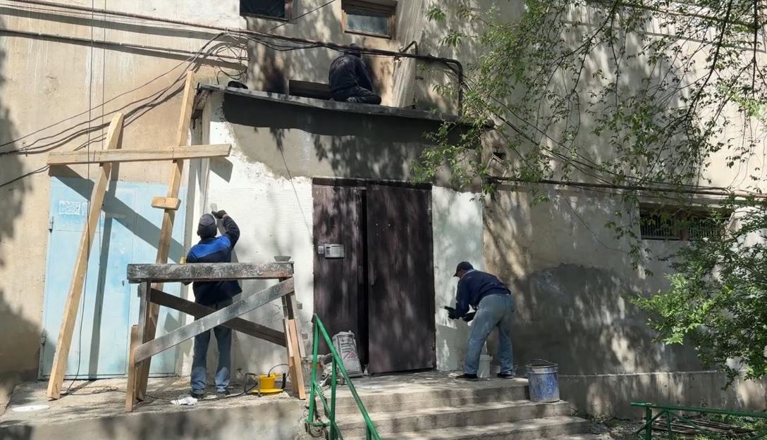 Майдангер тұратын үй жөнделді