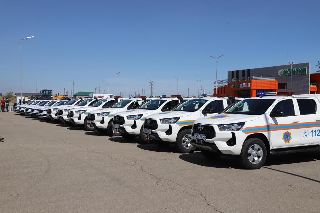 Ұлытаудағы ТЖД бөлімшелері заманауи техникамен жабдықталды