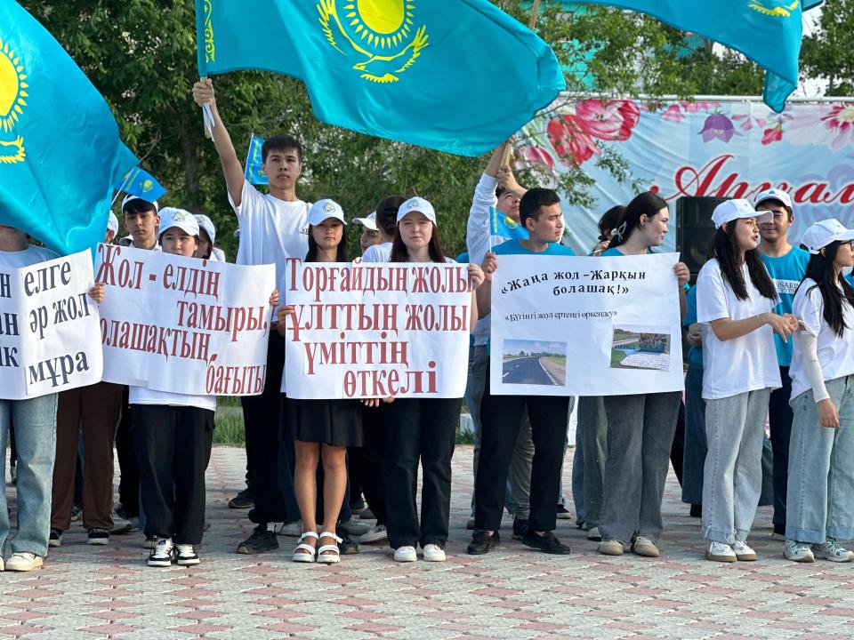 Арқалық қаласында «Өркендей бер, туған өлкем» атты патриоттық акция өтті