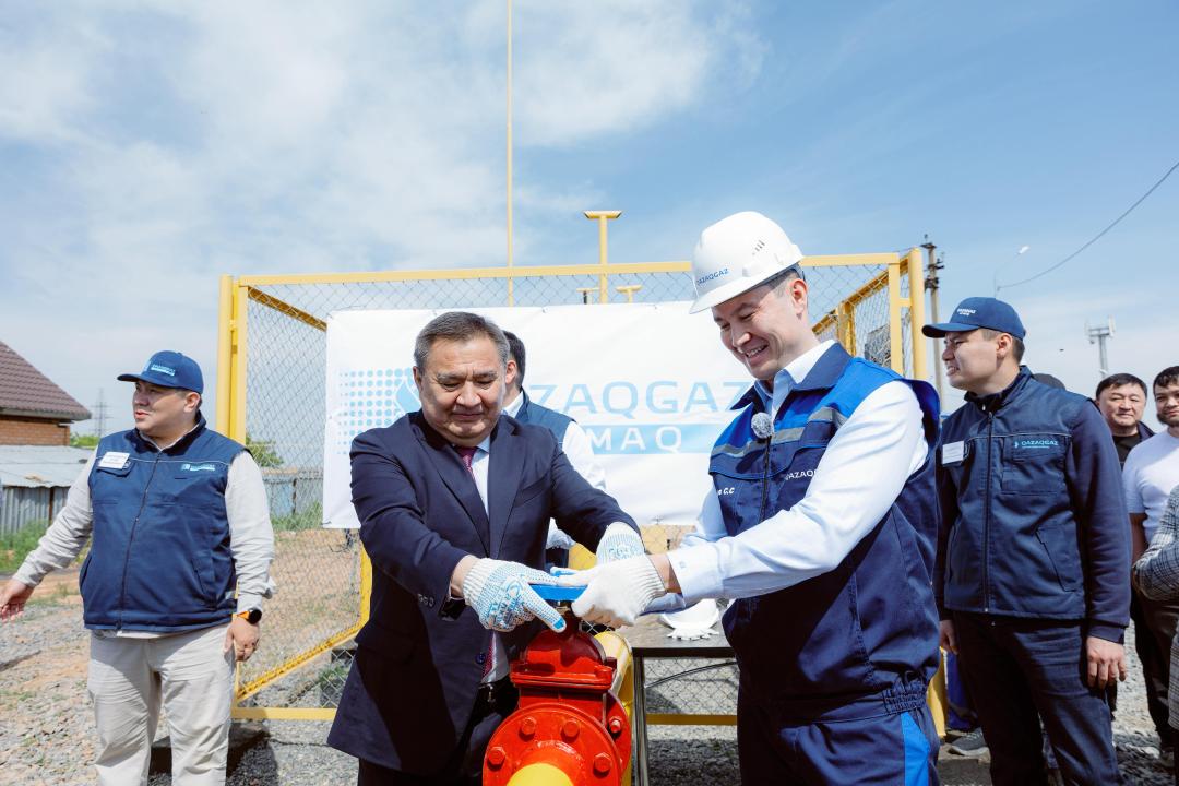 Шұбар ауылына табиғи газ тартылды