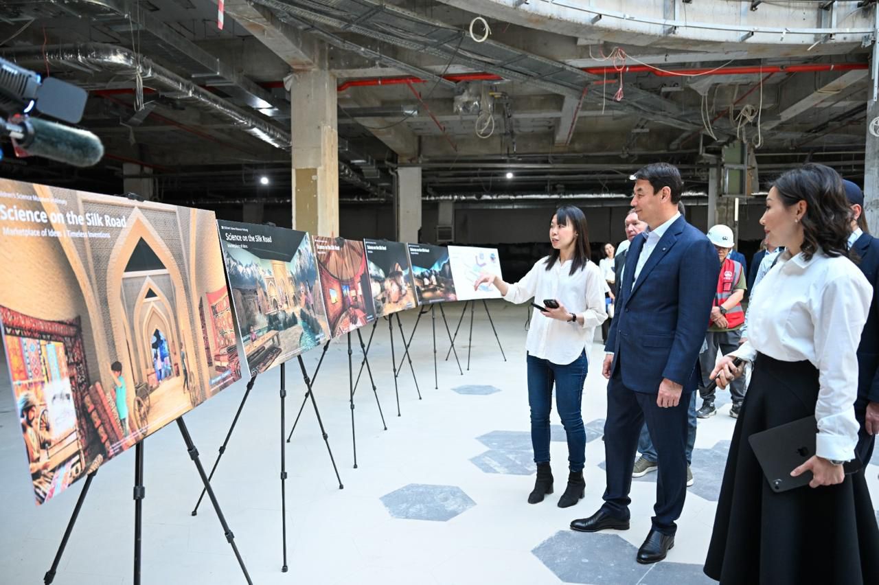 Алматы әкімі Балалар ғылыми музейінің құрылысымен танысты