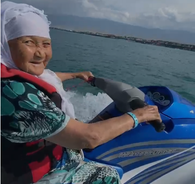 Гидроциклмен жүйткіген батыр ана