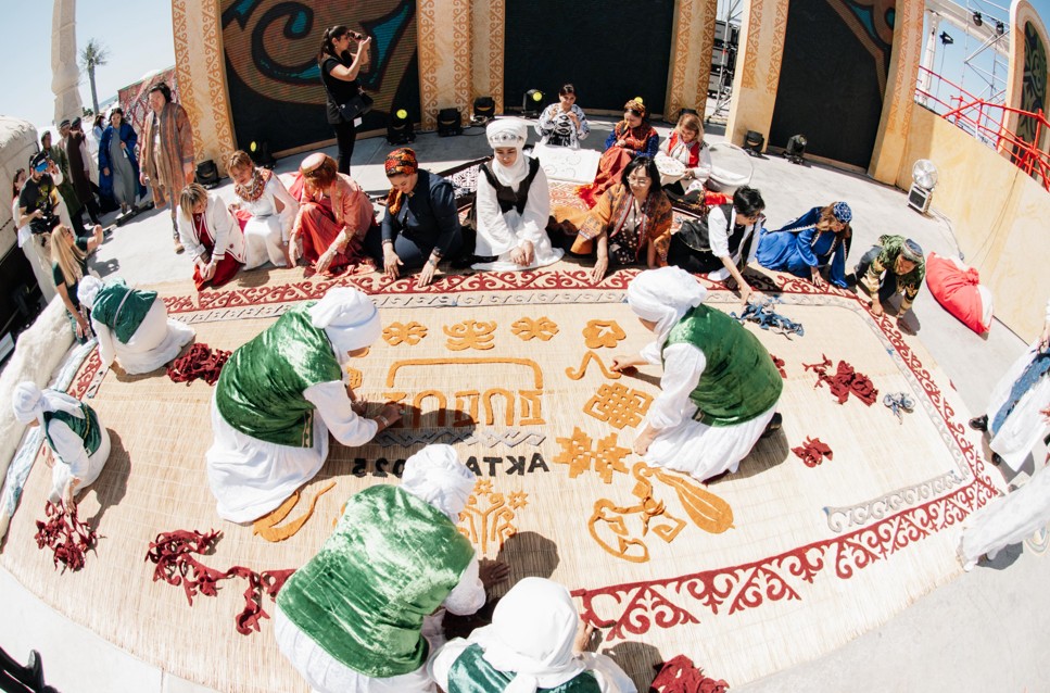 Түрленген түркі текеметі