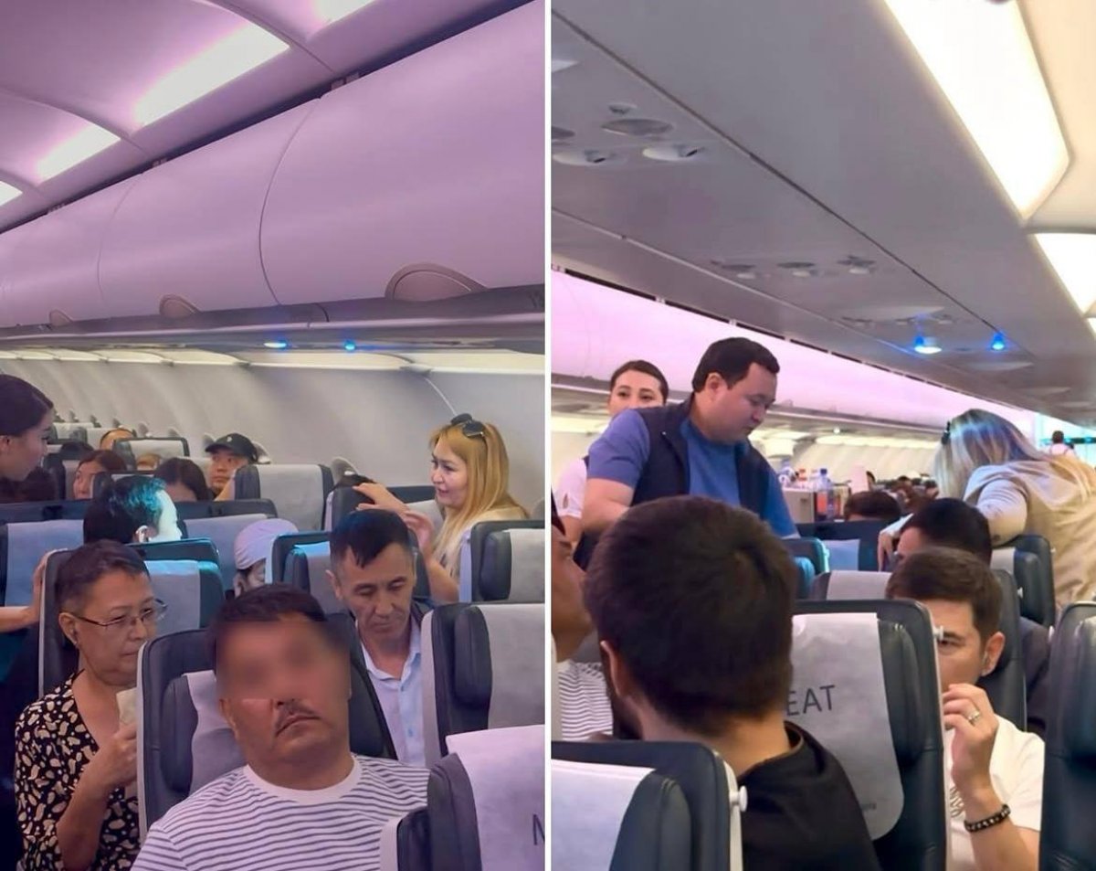 Қазақстандық дәрігерлер ұшақта жолаушыны аман алып қалды