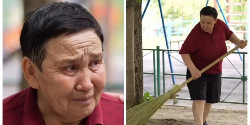 Самбодан әлемнің екі дүркін жүлдегері Айсара Керімбекова 20 жылдан бері аула сыпырып жүр