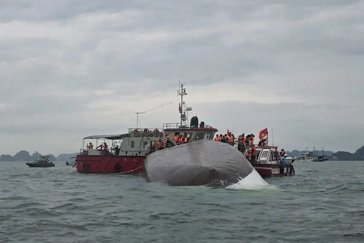 Вьетнамда туристік кеме аударылып, 34 адам қаза тапты