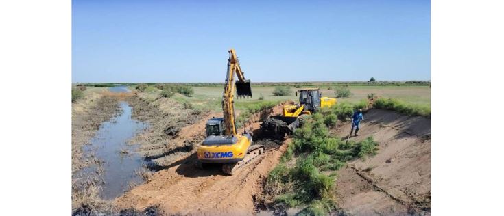 Биыл 780 км канал тазартылған