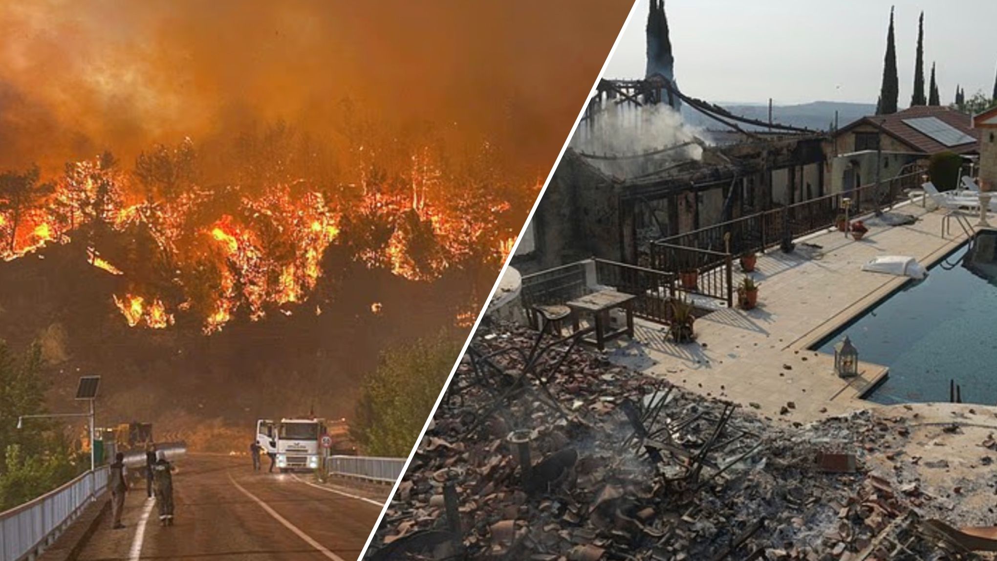 Кипрдегі орман өртінен 2 адам қаза тапты