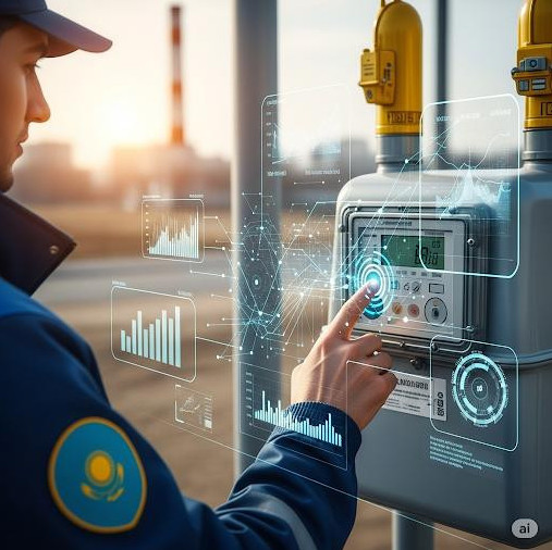 Газ есептегішке ЖИ көмектеседі