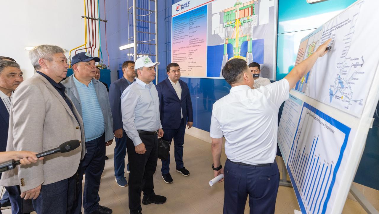 Премьер-министр Түркістан облысындағы су саласының негізгі нысандарын тексерді