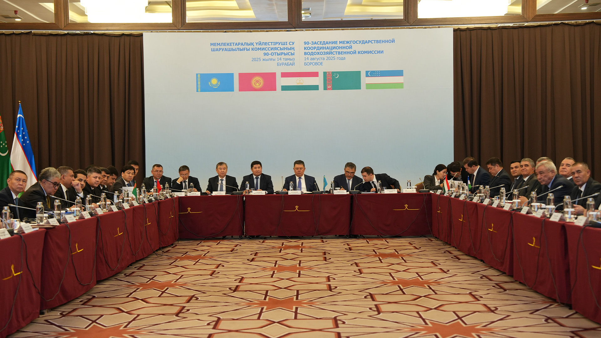 Шардара су қоймасындағы су көлемі төмендеген