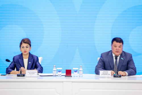 Аида Балаева Шымкент қаласының тұрғындарымен кездесті