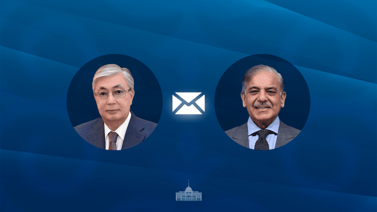 Президент Пәкістан Премьер-министрі Шахбаз Шарифке көңіл айту жеделхатын жолдады