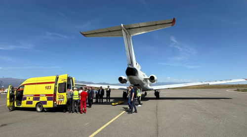 Бестеректегі жол апатынан зардап шеккен екі бала Астанаға жеткізіледі