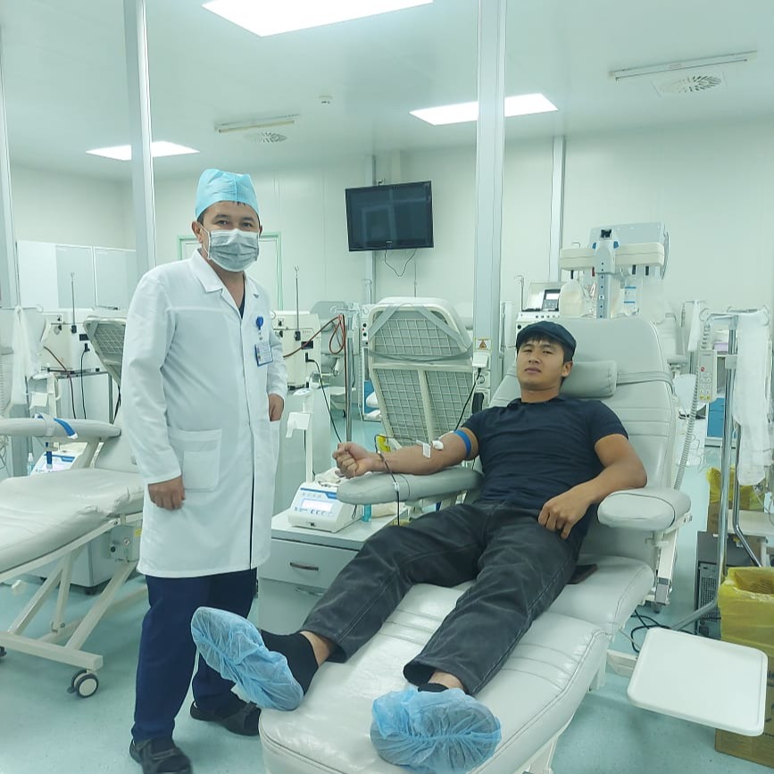 Өзгеге өмір сыйлаған еріктілер