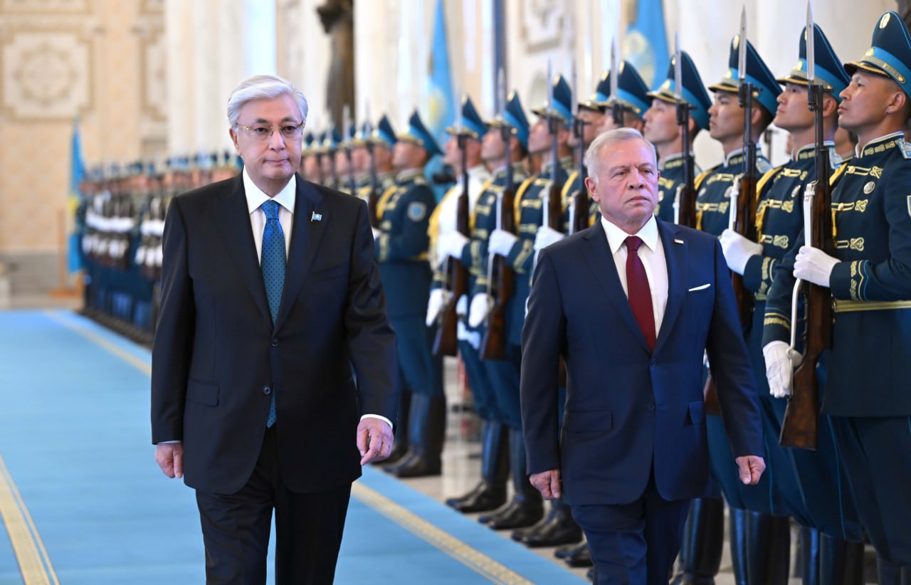 Ақордада Иордания Хашимит Королдігінің Королін салтанатты қарсы алу рәсімі өтті