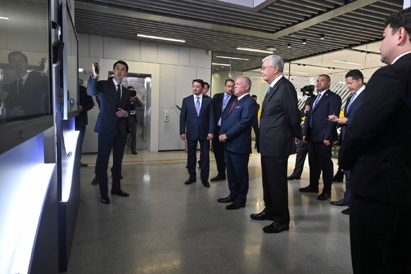 Қазақстан Президенті мен Иордания Королі Astana Hub кластеріне барды