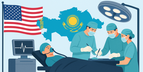 Алматыға келген америкалық дәрігерлер 10 науқасқа күрделі ота жасады