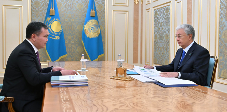 Мемлекет басшысы Астана қаласының әкімін қабылдады