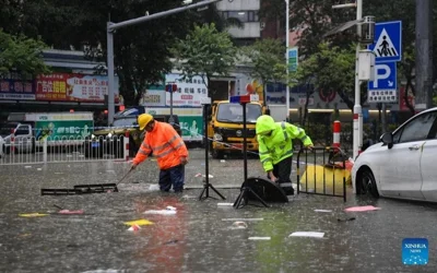 Қытайда «Тапа» тайфуны салдарынан халық жаппай эвакуацияланған