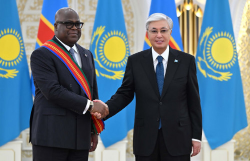 Қ.Тоқаев Конго Президентін І дәрежелі «Достық» орденімен марапаттады