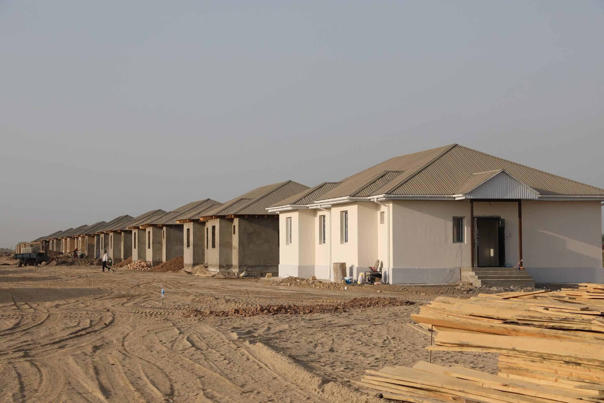 Мақтааралда әлеуметтік осал топтарға арналған 48 үй салынып жатыр