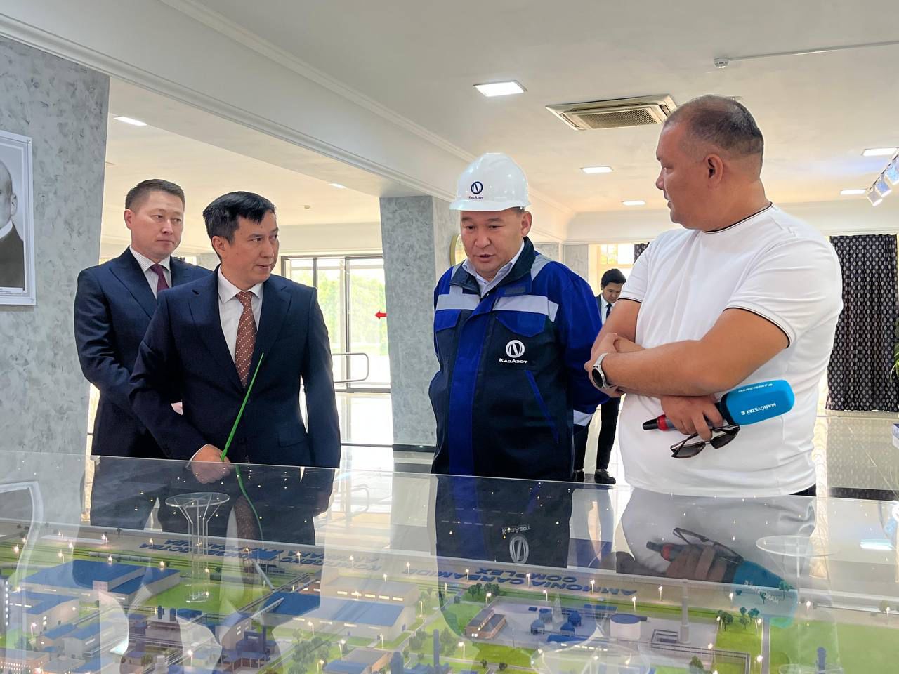 «КазАзот» зауыты  жаңа жобасын таныстырды