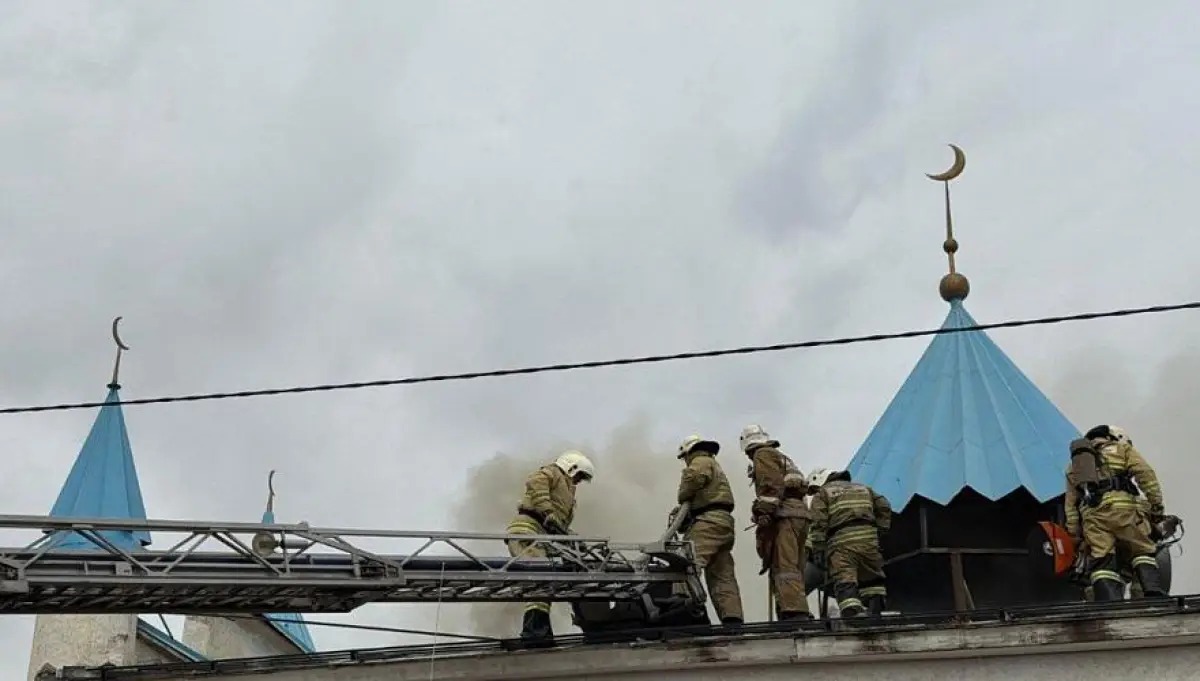 Шымкентте мешітте өрт шықты