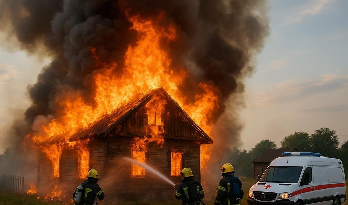 Үш адамның өмірін жалмаған өрт