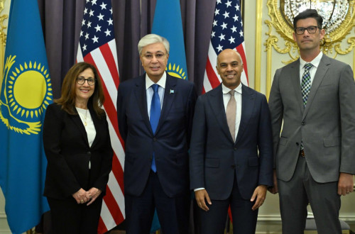 Қасым-Жомарт Тоқаев Educational Testing Service (ETS) компаниясының президенті және бас атқарушы директоры Амит Севакты қабылдады