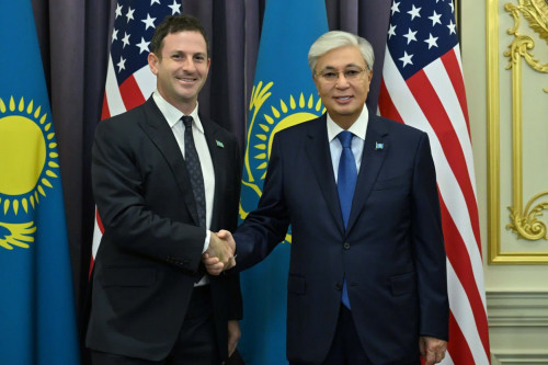 Қасым-Жомаот Тоқаев Goldman Sachs Global Institute компаниясының жаһандық мәселелер бойынша президенті Джаред Коэнмен кездесу өткізді