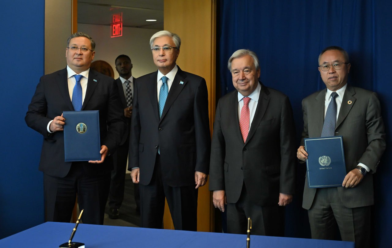 Қасым-Жомарт Тоқаев БҰҰ Бас хатшысымен кездесу өткізді