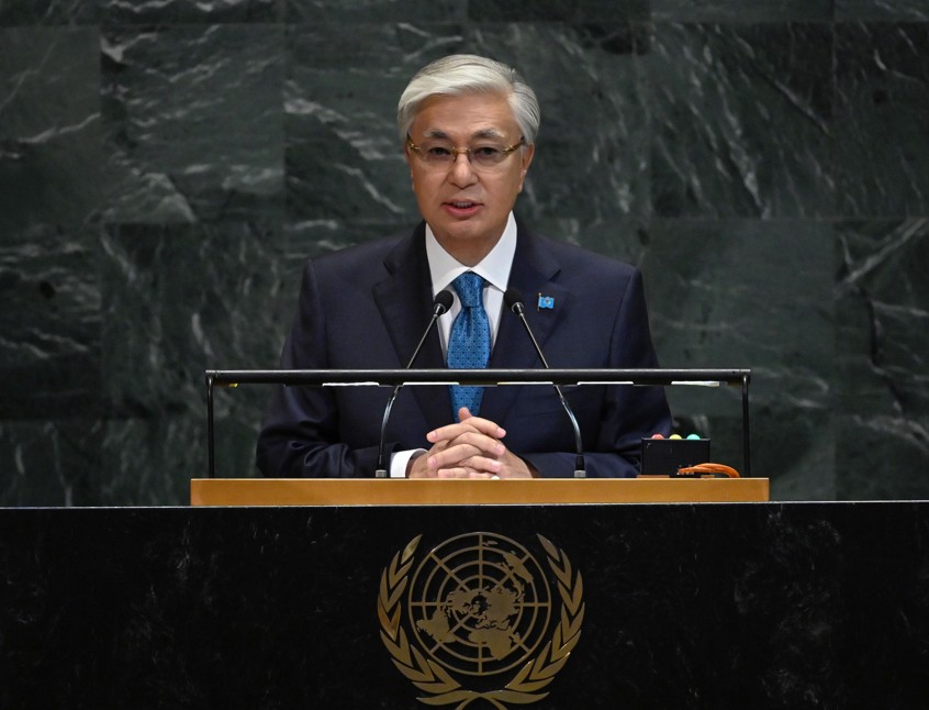Президент Қасым-Жомарт Тоқаевтың БҰҰ Бас Ассамблеясының 80-сессиясындағы Жалпы дебатта сөйлеген сөзі