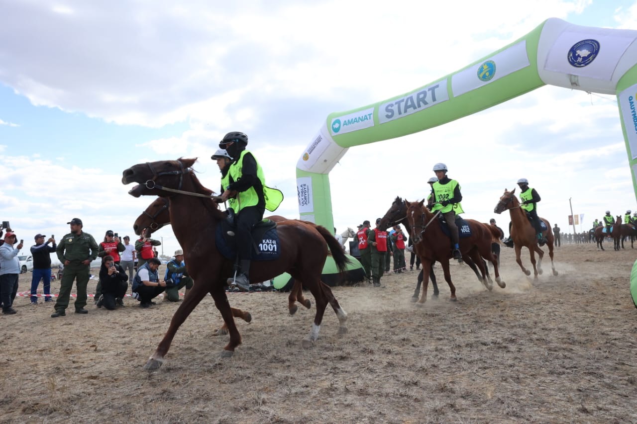 «Ұлы дала жорығы» марафоны-бәйгесі мәреге жетті