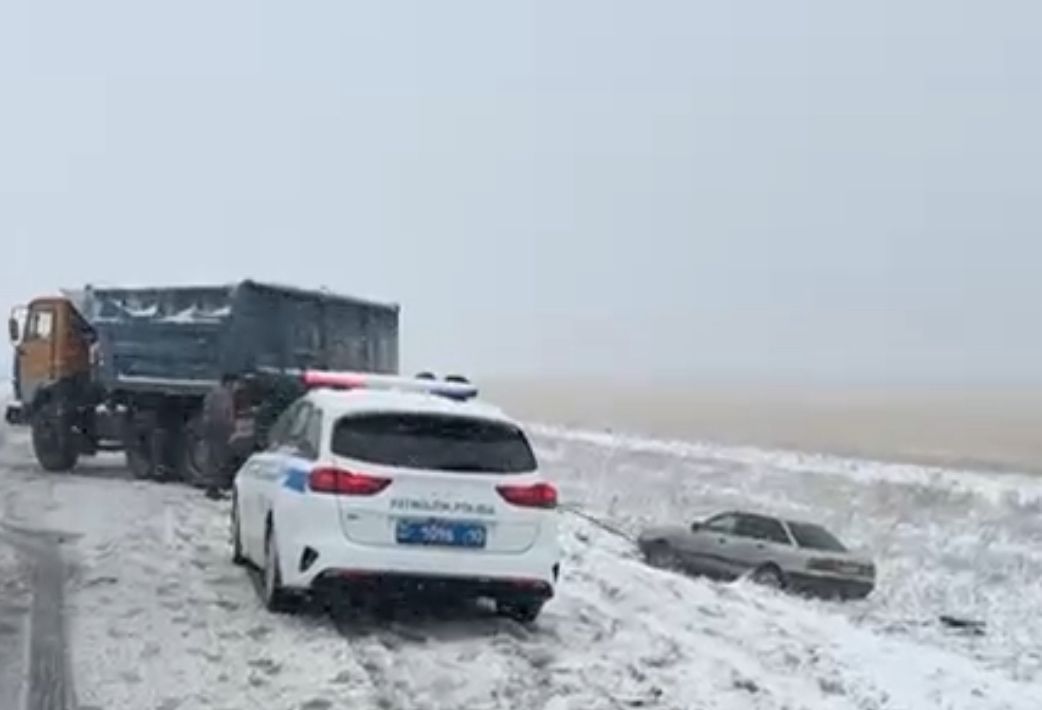 Қостанайға қар түсіп, электр желілері істен шықты